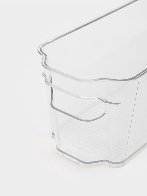 Контейнер для холодильника, 37.5×10.5×9.5 см, пластик, прозрачный