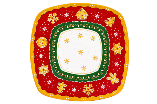 Чайн. пара 2 пр. 250 мл 11,5*9*7,5 см Новогодняя елка красный узор NEW BONE CHINA - Elan gallery фото 8