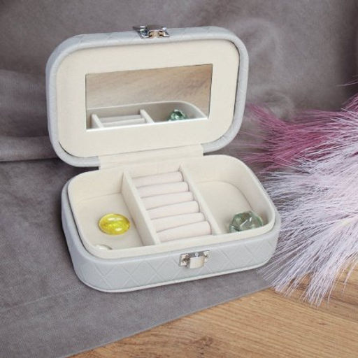 Шкатулка для украшений 15х10х4,5 см / 030-1 /уп 120/ (Белый) - Галеонтрейд фото 5