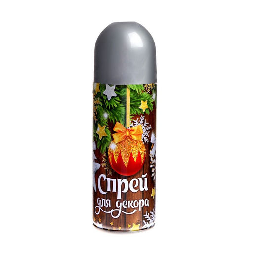 Спрей для новогоднего декора Серебро, 250 мл.