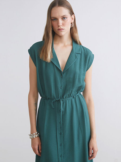 Beli Ku?akl? G?mlek Elbise