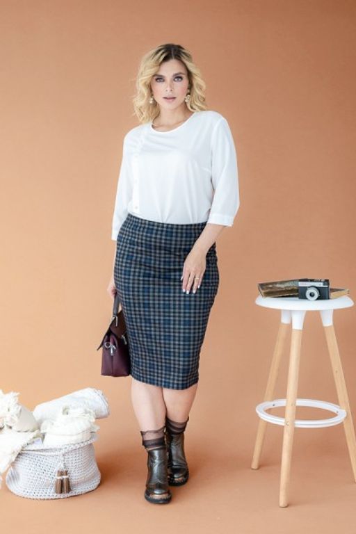 48709 Юбка Елисеева Олеся - Eliseeva olesya фото 4