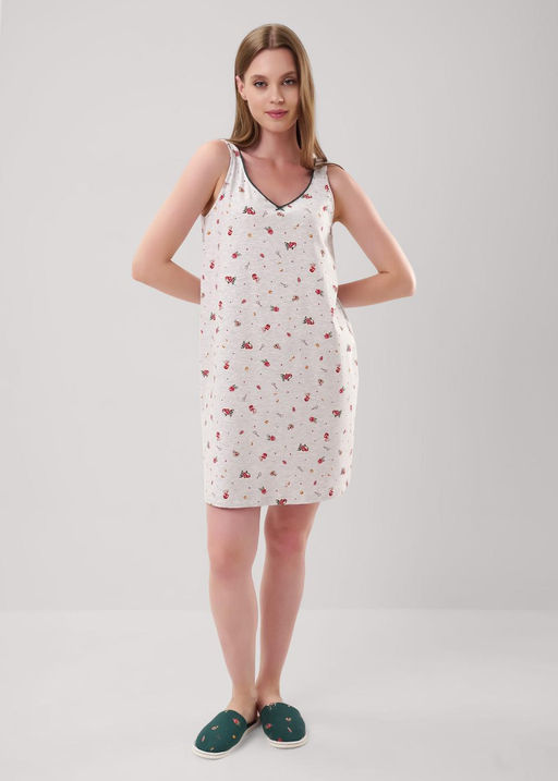 LS15-1201 Сорочка ночн. жен. Морозко (ЧЗ)