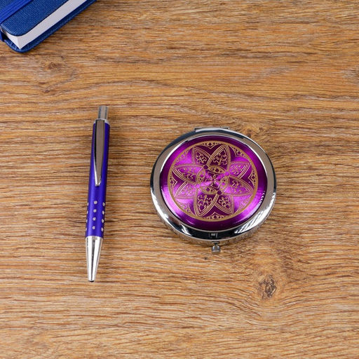 Набор подарочный 2в1 (ручка, зеркало) микс - Simaland фото 3