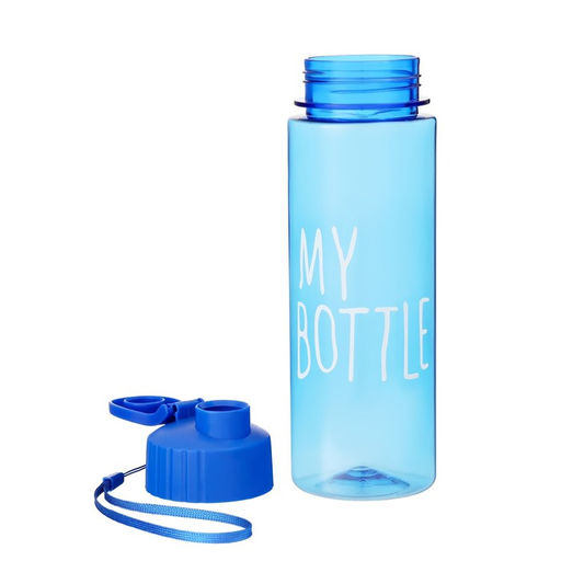 Бутылка для воды My bottle, 500 мл, 21.7×6.8 см, голубая