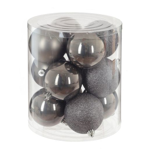 Набор из 12шт Украшение новогоднее "Шар", D9 см, L19 W19 H21,5 см