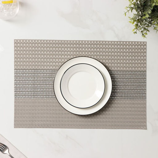 Набор салфеток сервировочных Доляна Сияние, 4 шт, 4530 см, цвет бежевый  фото 6