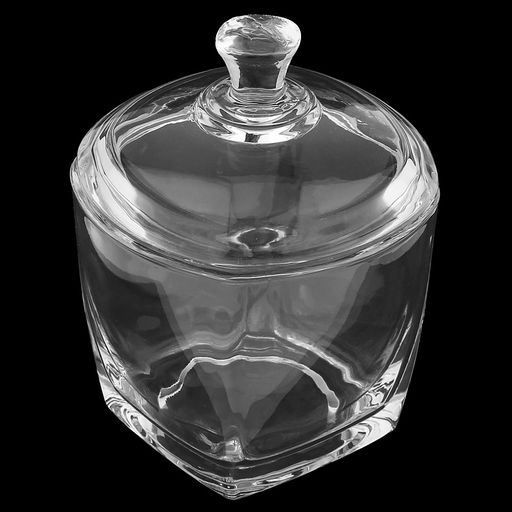 Конфетница стеклянная Ларец 280мл, 8,7х8,7х7,4см, основание 5,8х5,8см, стеклянная крышка, общая h10,8см, в коробке, Дели Гласс (Deli Glass)(Китай) - Домашняя мода фото 2