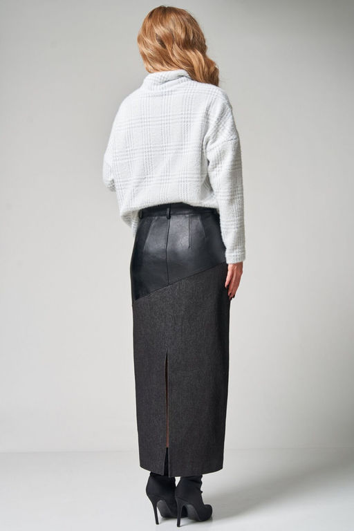 Юбка LAIKONY 273-2 черный  фото 3