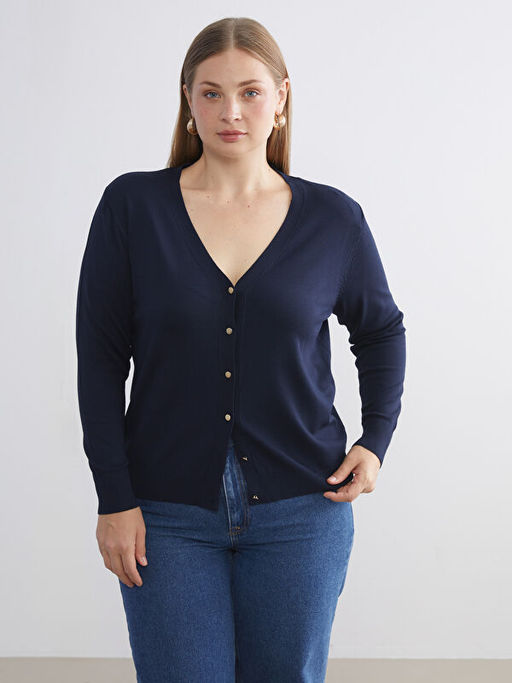 V Yaka Kad?n Triko H?rka