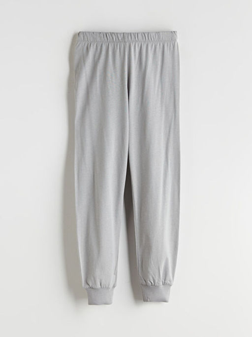 Bisiklet Yaka Bask?l? Erkek ?ocuk Pijama Tak?m?