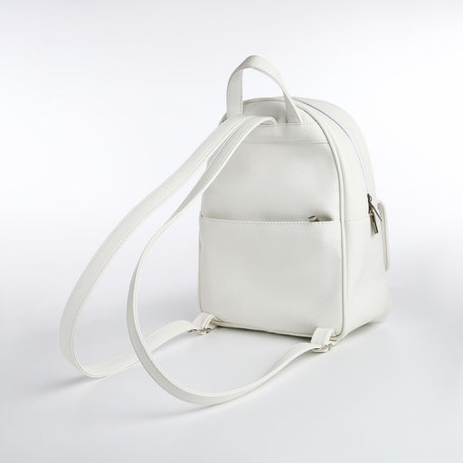 Рюкзак женский городской TEXTURA, цвет белый  фото 3