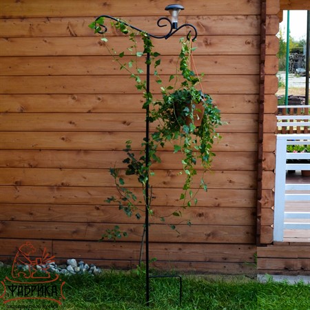 Шпалера для сада 57-302 с фонарем - Фабрика интерьерной ковки фото 3
