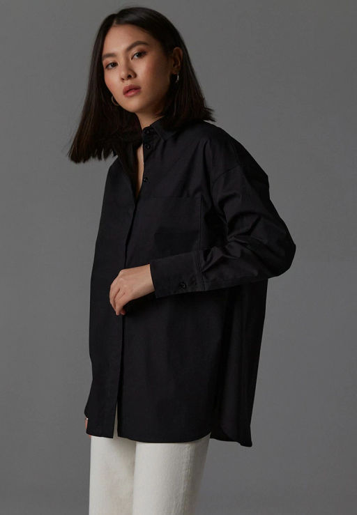 Блузка женская дл. рук. T-lab TL-BT-007 черный фото 5