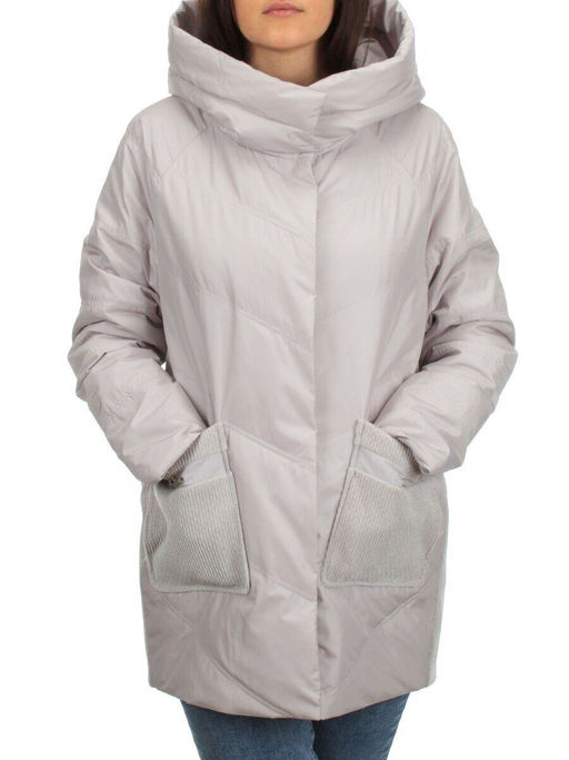 2348 BEIGE Куртка демисезонная женская (тинсулейт) - Фабричный китай фото 2