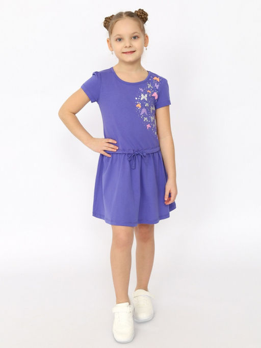 CRB wear/CSKG 63765-44-395 Платье для девочки,фиолетовый/Ex.Cherubino  фото 3