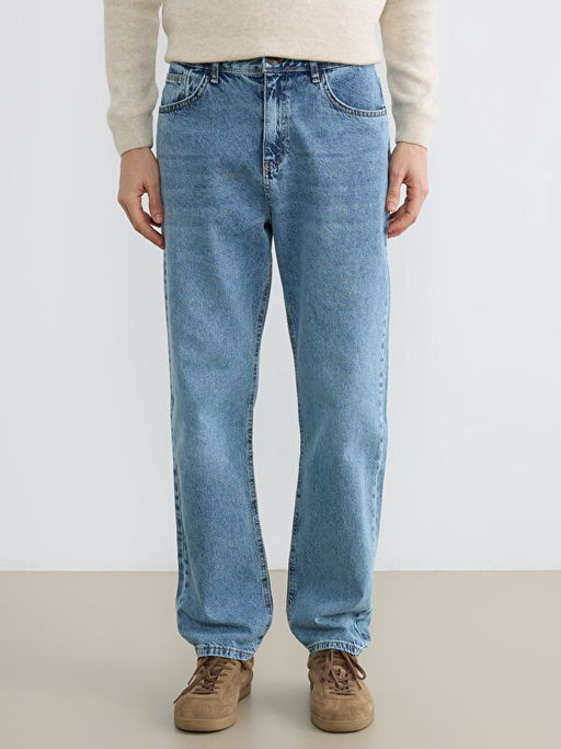 745 Baggy Fit Erkek Jean Pantolon