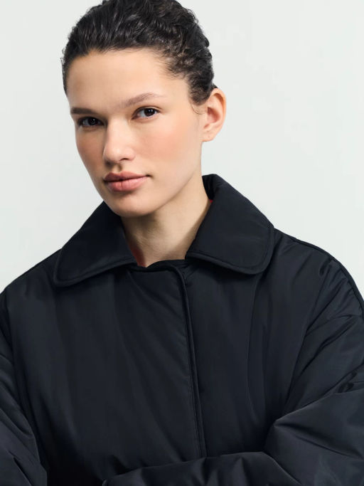 Утепленная куртка с отложным воротником / Zarina  фото 9