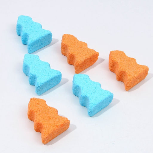 Бомбочки для ванны «Уютного Нового Года», 6×30 г, аромат мандарин, Чистое счастье