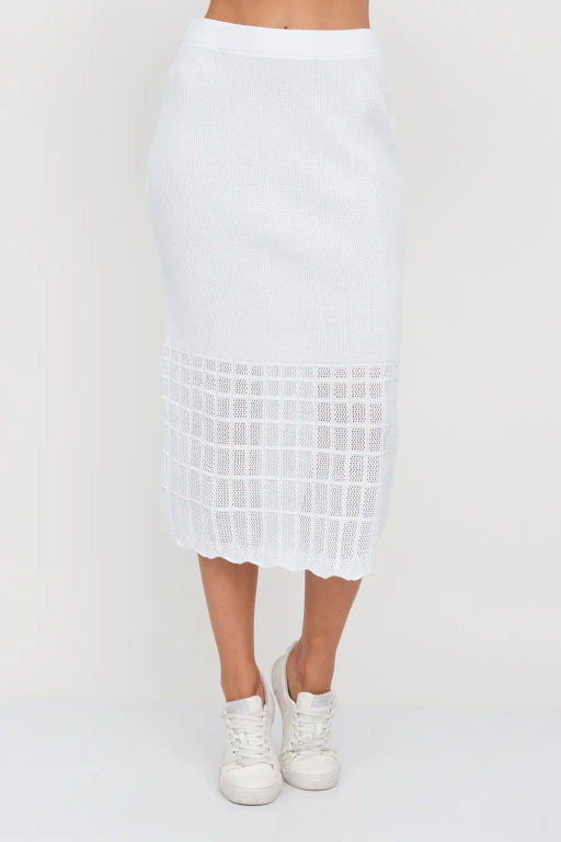 ЗЛАТА Юбка И 019/белый