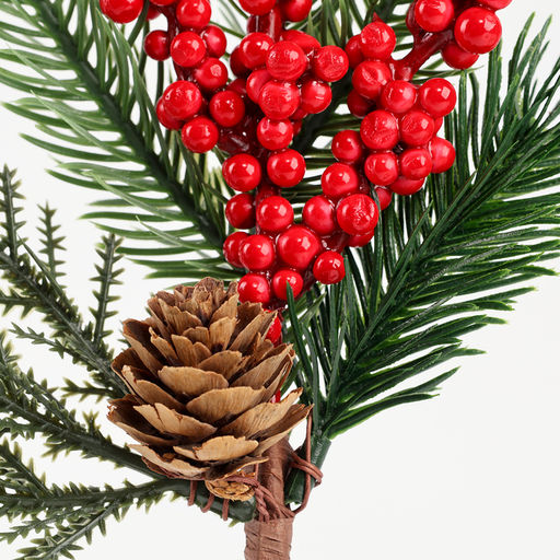 Ветка декоративная новогодняя, 29×12×5 см