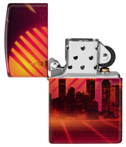 Зажигалка ZIPPO Кибергород | Cyber City 48505  фото 4