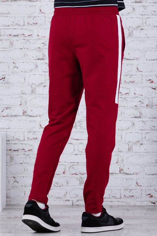 Брюки спортивные 
 3.MM054B-красный