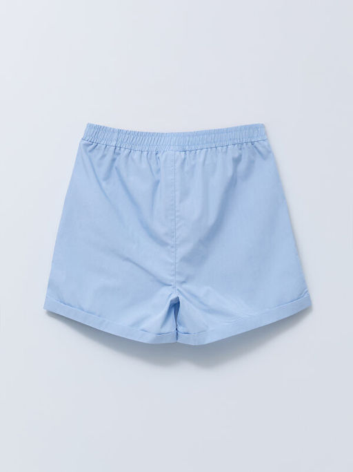 Beli Lastikli Basic Poplin K?z ?ocuk ?ort - Waikiki фото 2