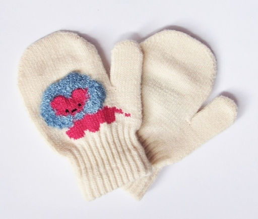 Варежки цвет и рисунок микс