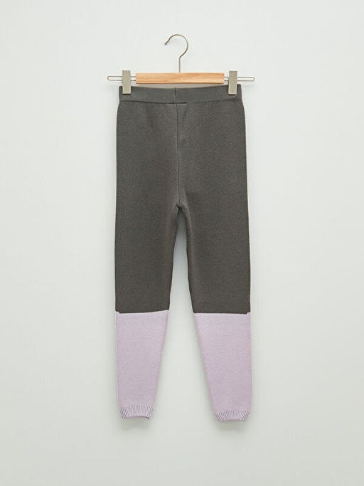 Beli Lastikli Desenli K?z ?ocuk Triko Tayt - Waikiki фото 2