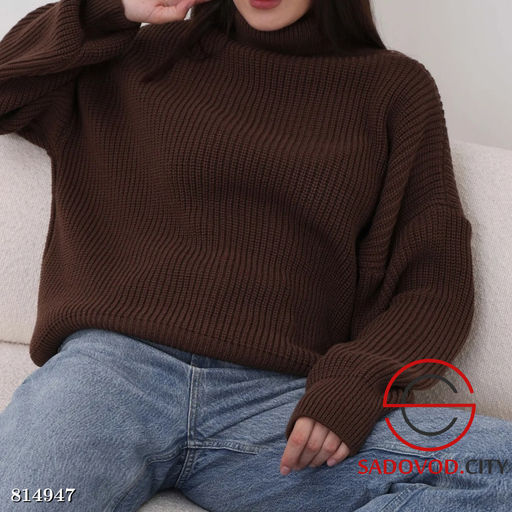 Свитер женский с высоким горлом