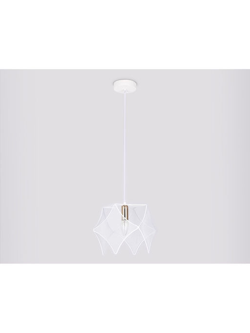 Светильник подвесной TR8420, 1хE14, 40Вт, d28.5 h100 см, белый