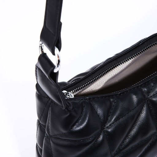 Сумка-багет на молнии, цвет чёрный - Simaland фото 8