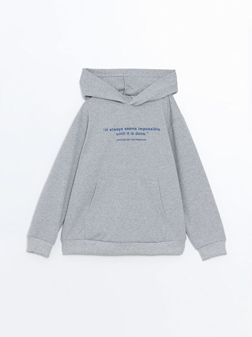 Kap??onlu Erkek ?ocuk Sweatshirt