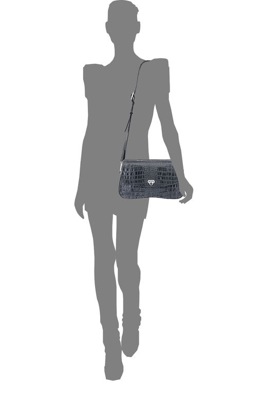 Сумка женская Ц-548.4 серый - Protege фото 3