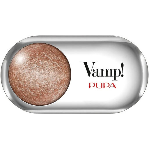 PUPA Запеченные сияющие тени VAMP! WET&DRY тон 402 Розовое золото  фото 2