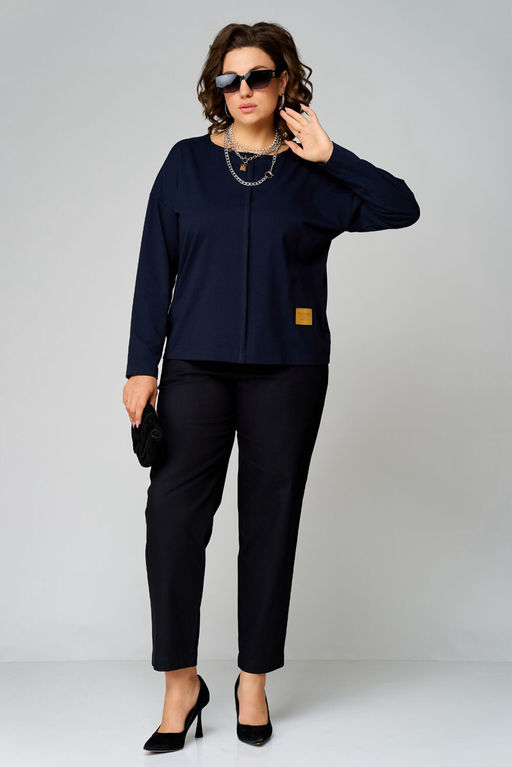 Джемпер Bliss 8069 темно-синий