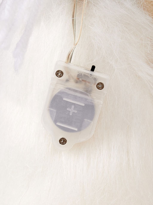 Фигура текстиль «Новогодний лосик» 58 см, 10 LED, от батареек АА×3, свечение тёплое белое