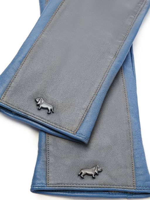 Перчатки жен п/ш LB-0641 grey/l.blue - Labbra фото 3
