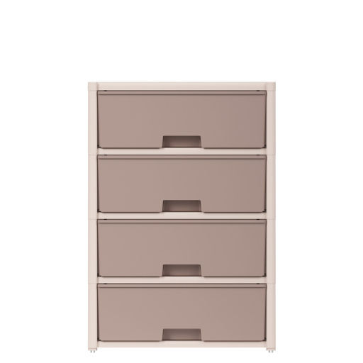 Комод "Колорит" 4-х секцион. широкий (бежевый) М8759