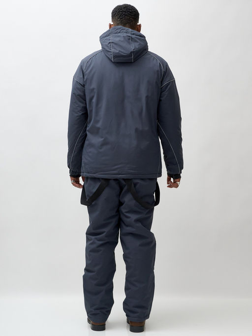Горнолыжный костюм мужской зимний темно-серого цвета 383TC - Mtforce фото 10