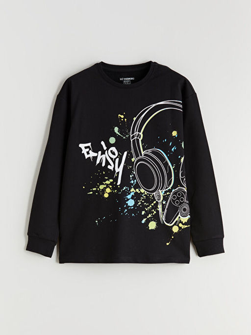 Bisiklet Yaka Erkek ?ocuk Pijama Tak?m?