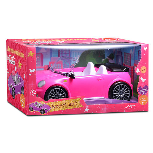 Машина для куклы "Кабриолет-2" в коробке