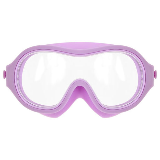 Маска для плавания детская ONLYTOP, беруши, цвет сиреневый