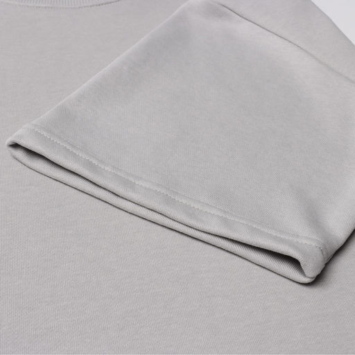 Футболка с нашивкой женская MIST Base, светло-серая, размер 48