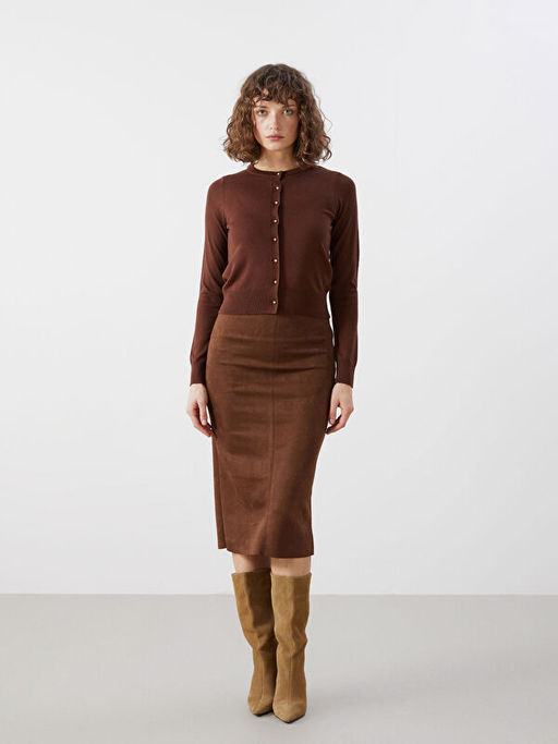 Bisiklet Yaka Kad?n Triko H?rka