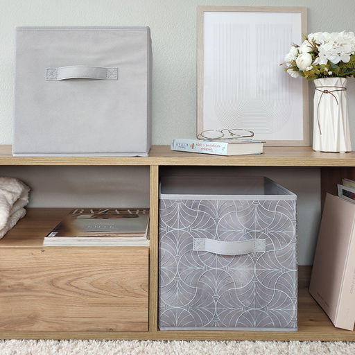 Короба стеллажные, без крышки, 28*28*28 см, набор 3 шт. Valiant  фото 48