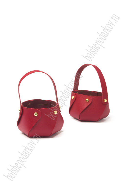 Сумочка 10*10*15 см (2 шт) SF-8041, бордовый