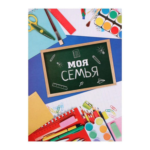 Папка школьная на кольцах «Портфолио школьника», 10 листов-разделителей, 24.5×32 см