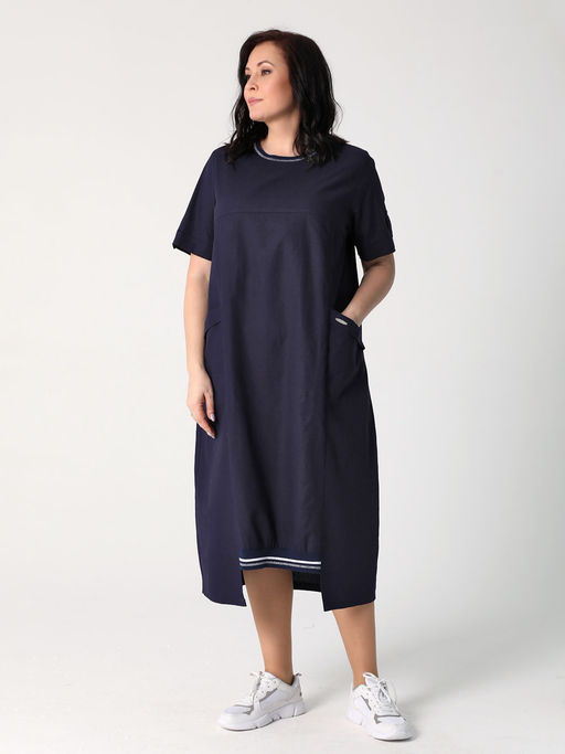 25205 Платье т.синий